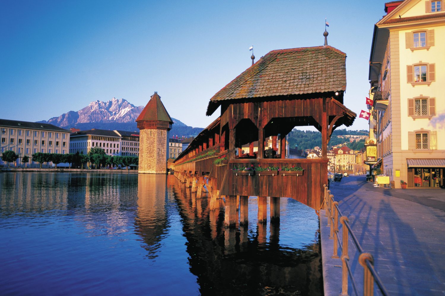 Kapelbrug (Kapellbrücke) in Luzern