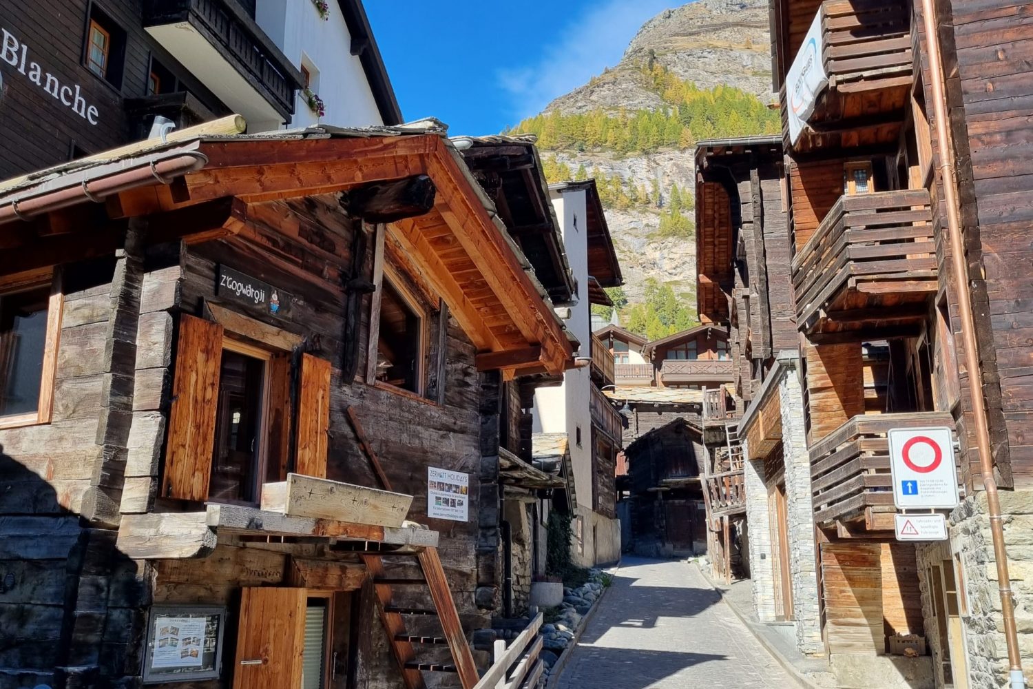 Historisch deel van Zermatt